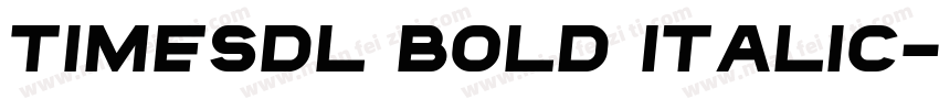 TimesDL Bold Italic字体转换